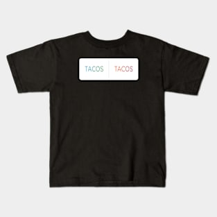 Tacos or Tacos, that is the question. Instagram Poll. Kids T-Shirt